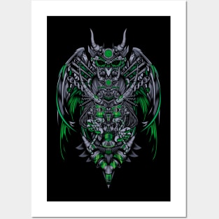 owl mecha Posters and Art